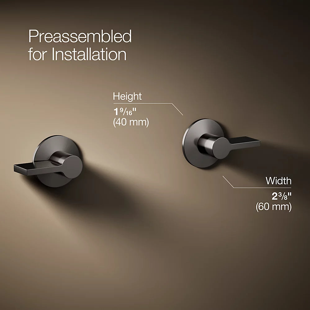 Components® Wall-mount bathroom sink faucet Lever handle trim
