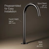 Components® Bathroom sink faucet spout with Tube design, 1.2 gpm