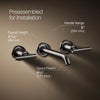 Purist® Wall-mount bathroom sink faucet trim with Lever handles, 1.2 gpm