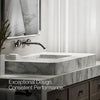 Components® Wall-mount bathroom sink faucet Industrial handle trim