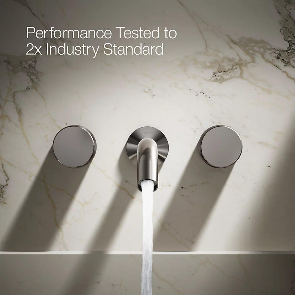 Components® Wall-mount bathroom sink faucet Oyl handle trim