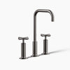 Purist® Widespread bathroom sink faucet with Cross handles, 1.2 gpm