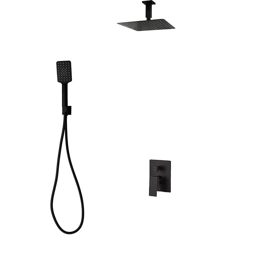 Two Way Pressure Balanced Shower System-F54133-W10bz - Golzar Home