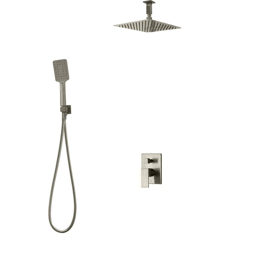 Two Way Pressure Balanced Shower System-F54133-W10bz - Golzar Home