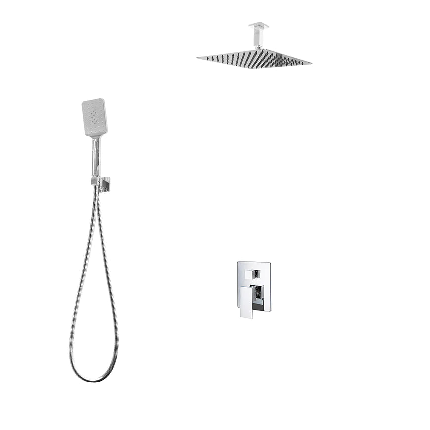 Two Way Pressure Balanced Shower System-F54133-W10bz - Golzar Home