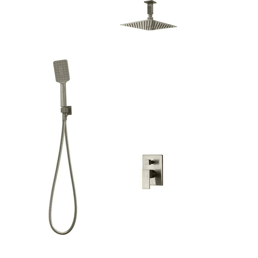 Two Way Pressure Balanced Shower System-F54133-W10bz - Golzar Home