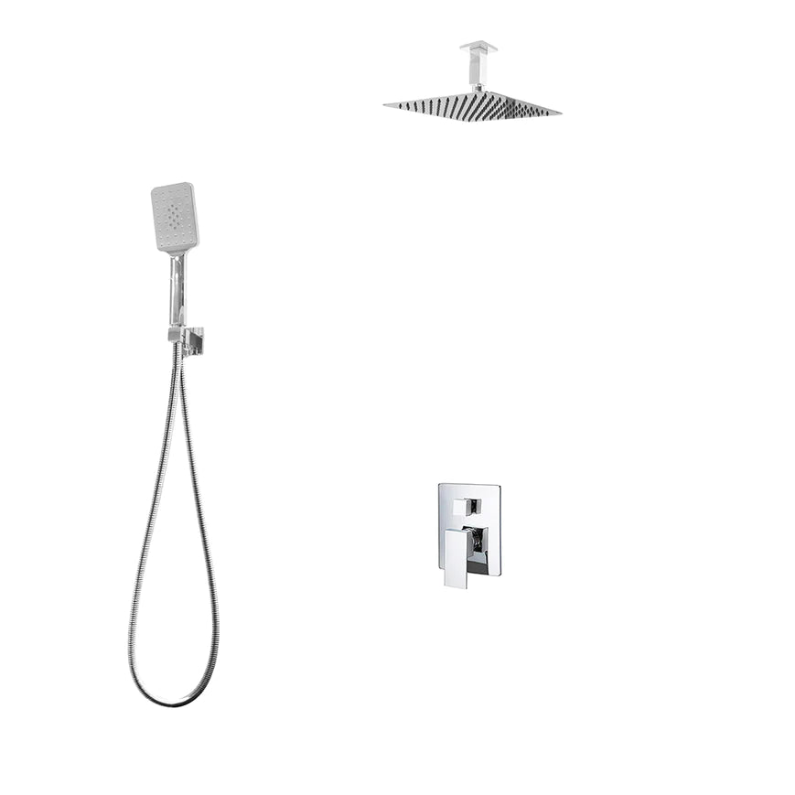 Two Way Pressure Balanced Shower System-F54133-W10bz - Golzar Home