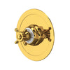 Perrin & Rowe Edwardian™ 3/4" Round Thermostatic Trim Without Volume Control