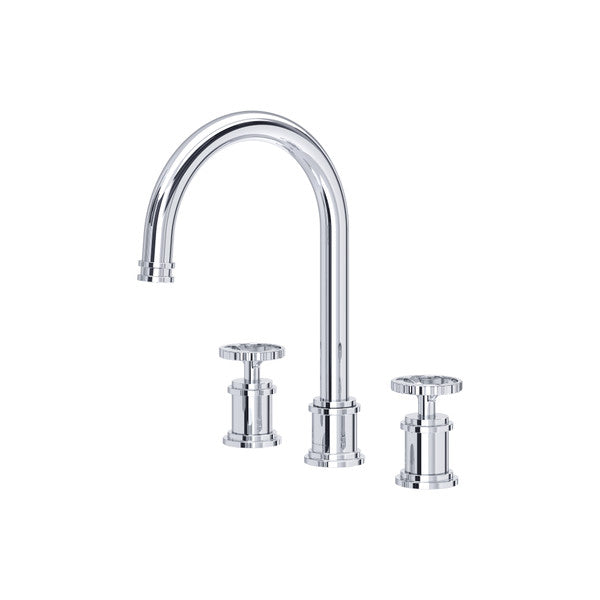 Perrin & Rowe Armstrong Widespread Bathroom Faucet With C-Spout