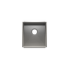 Julien Undermount UrbanEdge Single Bowl Kitchen Sink, 15"x16"x8"