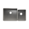 Julien Undermount UrbanEdge Double Bowl Kitchen Sink, L21"x18"x10" R12"x16"x8"