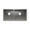 Julien Undermount UrbanEdge Double Bowl Kitchen Sink, L15"x16"x8" R18"x16"x10"