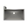 Julien Undermount Single Bowl Kitchen Sink with Left Corner Apron, 35"x18"x10"