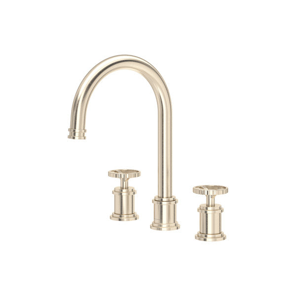 Perrin & Rowe Armstrong Widespread Bathroom Faucet With C-Spout