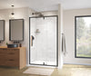 Uptown 45-47 x 76 in. 8 mm Pivot Shower Door for Alcove Installation with Clear glass in Chrome