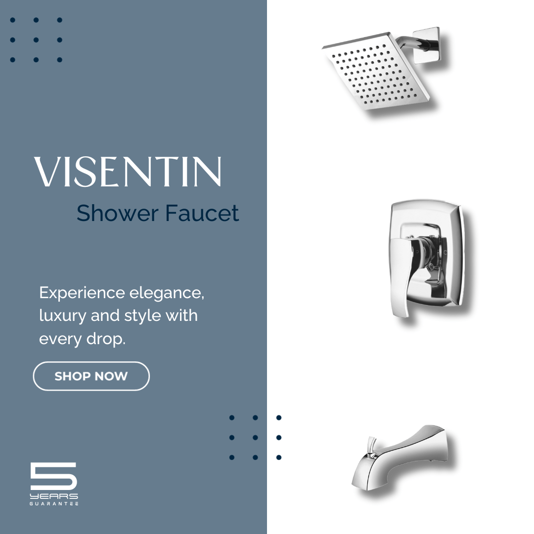 Victoria Pressure-Balanced Tub & Shower Set By Visentin - Golzar Home