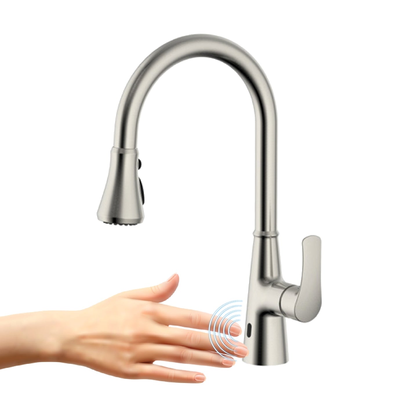 Visentin Modern Touch-Less Kitchen Faucet - Golzar Home