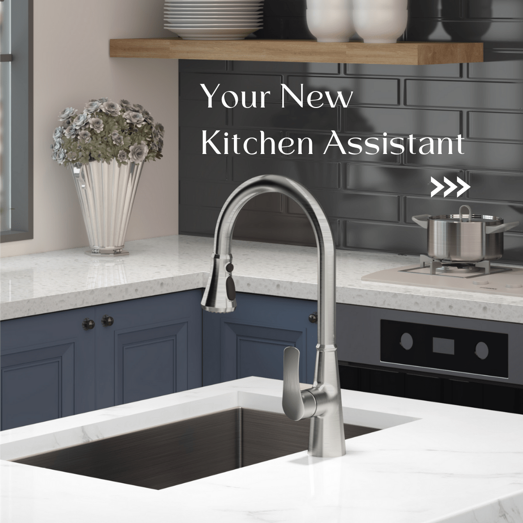 Visentin Modern Touch-Less Kitchen Faucet - Golzar Home