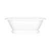 Victoria + Albert York 69" x 32" Freestanding Soaking Bathtub With Pedestal Base And Void