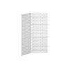 Kalia Tiles #700 - Gloss Shower wall 36 x 36 - Corner Installation