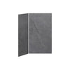 Kalia Concrete #210 - Matte Shower walls - Corner Installation