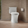 Harken® One-piece compact elongated toilet with skirted trapway, 1.28 gpf