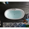 Kohler Sunstruck® 60" x 34" Freestanding Bath With Straight Shroud
