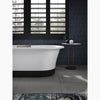Volute® 63" x 28-3/8" freestanding bath with base