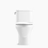 Spacity™ One-piece compact elongated toilet with skirted trapway, 1.28 gpf
