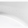Sunstruck® 65-1/2" x 35-1/2" oval freestanding Heated BubbleMassage™ air bath with fluted shroud