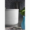 Kohler Sunstruck® 66"x36" Freestanding Heated Bubblemassage™ Air Bath With Bask® Heated Surface & Straight Shroud