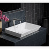 Brazn® 23" rectangular vessel bathroom sink