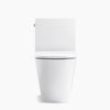 Brazn® One-piece compact elongated toilet with skirted trapway, dual-flush