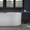 Volute® 63" x 28-3/8" freestanding bath with shroud