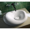 Landshapes® by Daniel Arsham 21-1/2" oval vessel bathroom sink, no overflow