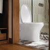 Spacity™ One-piece compact elongated toilet with skirted trapway, 1.28 gpf