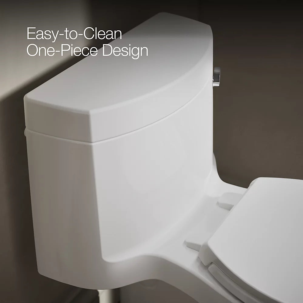 Cimarron® One-piece elongated toilet with concealed trapway, 1.28 gpf in Two Colors