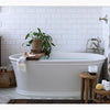 Memoirs® 66-1/4" x 36-1/2" freestanding bath