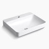 Vox® 23" rectangular vessel bathroom sink