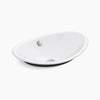 Iron Plains® 20-3/4" oval vessel bathroom sink