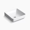 Vox® 16-1/4" square vessel bathroom sink