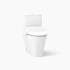 Reach™ Curv Hidden cord one-piece compact elongated toilet with skirted trapway, dual-flush