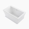 Stargaze® 60-1/4" x 34-1/4" freestanding bath with fluted shroud