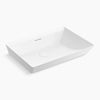 Brazn® 23" rectangular vessel bathroom sink