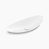 Veil™ 38-1/2" oval vessel bathroom sink, no overflow