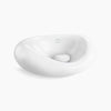 Landshapes® by Daniel Arsham 21-1/2" oval vessel bathroom sink, no overflow