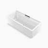 Volute® 63" x 28-3/8" freestanding bath with shroud