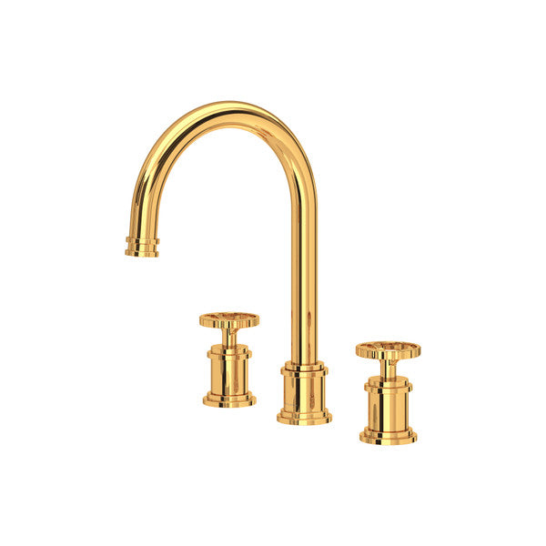 Perrin & Rowe Armstrong Widespread Bathroom Faucet With C-Spout