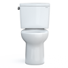 Drake® Two-piece Toilet, 1.28 GPF, Round Bowl - Universal Height Less Seat