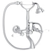 ROHL Exposed Wall Mount Tub Filler With Handshower